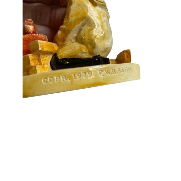 1979 Sebastian Miniatures Figurine Signed Numbered Building Days Boys 3" - Picture 4 of 5